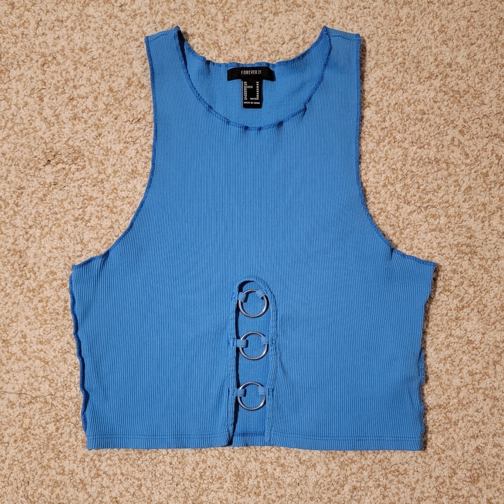 O-ring cropped tank top - Picture 1 of 6